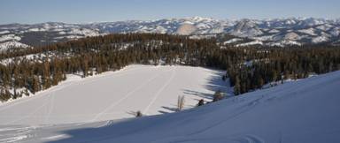 Ostrader Lake from the Horse Ridge